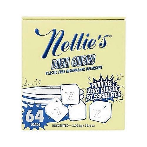 Nellie's Dishwasher Cubes, 64 Loads