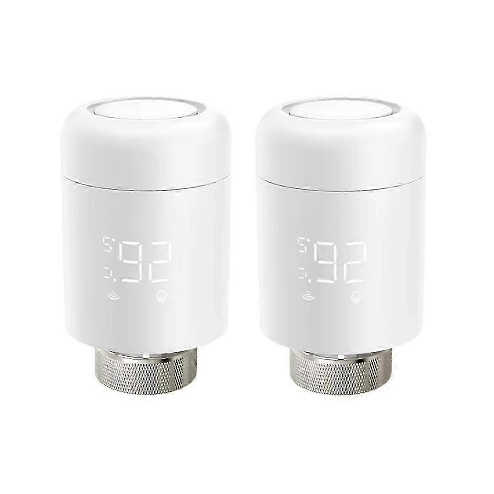 2Pcs Zigbee TRV Radiator Actuator Valve compatible with Home