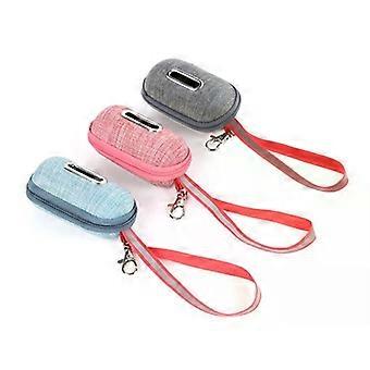 Pet Pick-Up Bags Holder Dog Poop Waste Bag Dispenser with Reflective Rope Handle