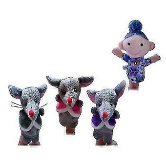 Zestaw 4pcs Finger Puppets - Three Blind Mice