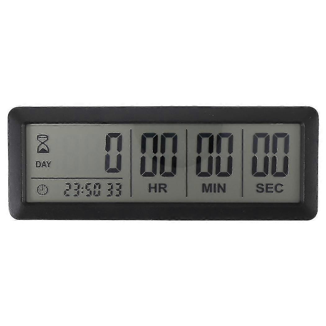 Big Digital Countdown Days Timer Clock - 999 dage Count Down Clock Timer For Graduation Lab Kitchen (sort)