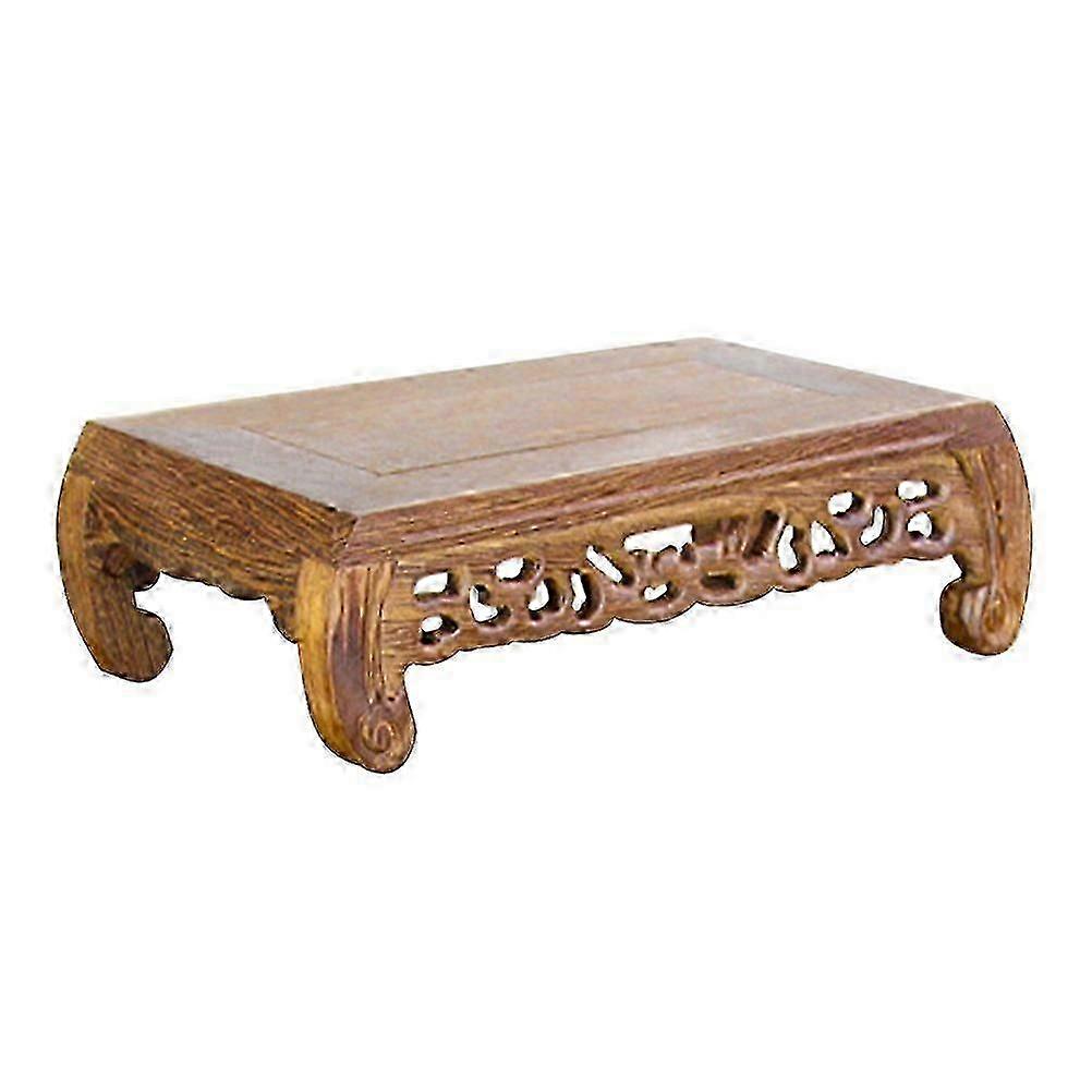 1Pc Wooden Display Stand Rectangular Aquarium Base