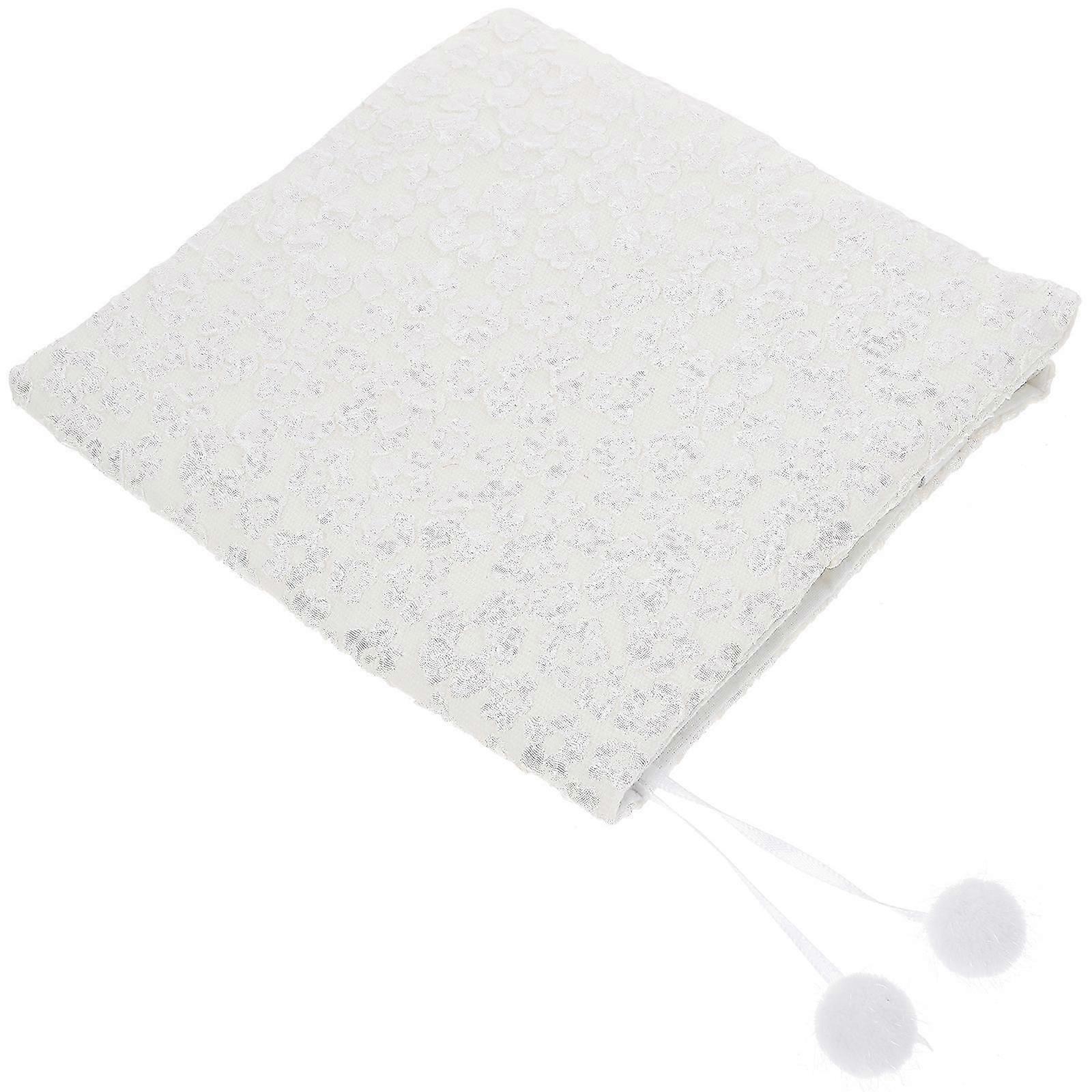 Notebook Cover Protective Decorative Accessory for Book Use White