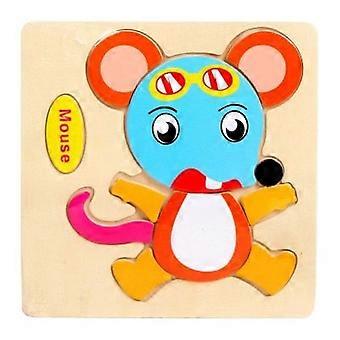 Baby Wooden Puzzle Toys compatible withToddlers Developing Jigsaw Early Educational Kids Toys compatible withChildren Game Cartoon Animal Gift 3 Years