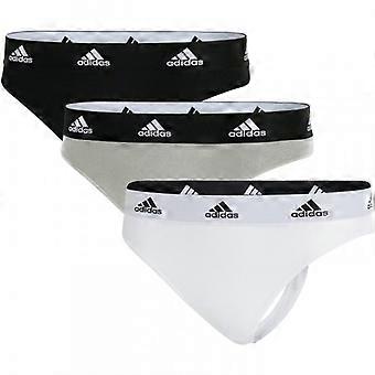 Adidas Naisten/Naisten Logo Thong -alushousut (3 kpl pakkaus)