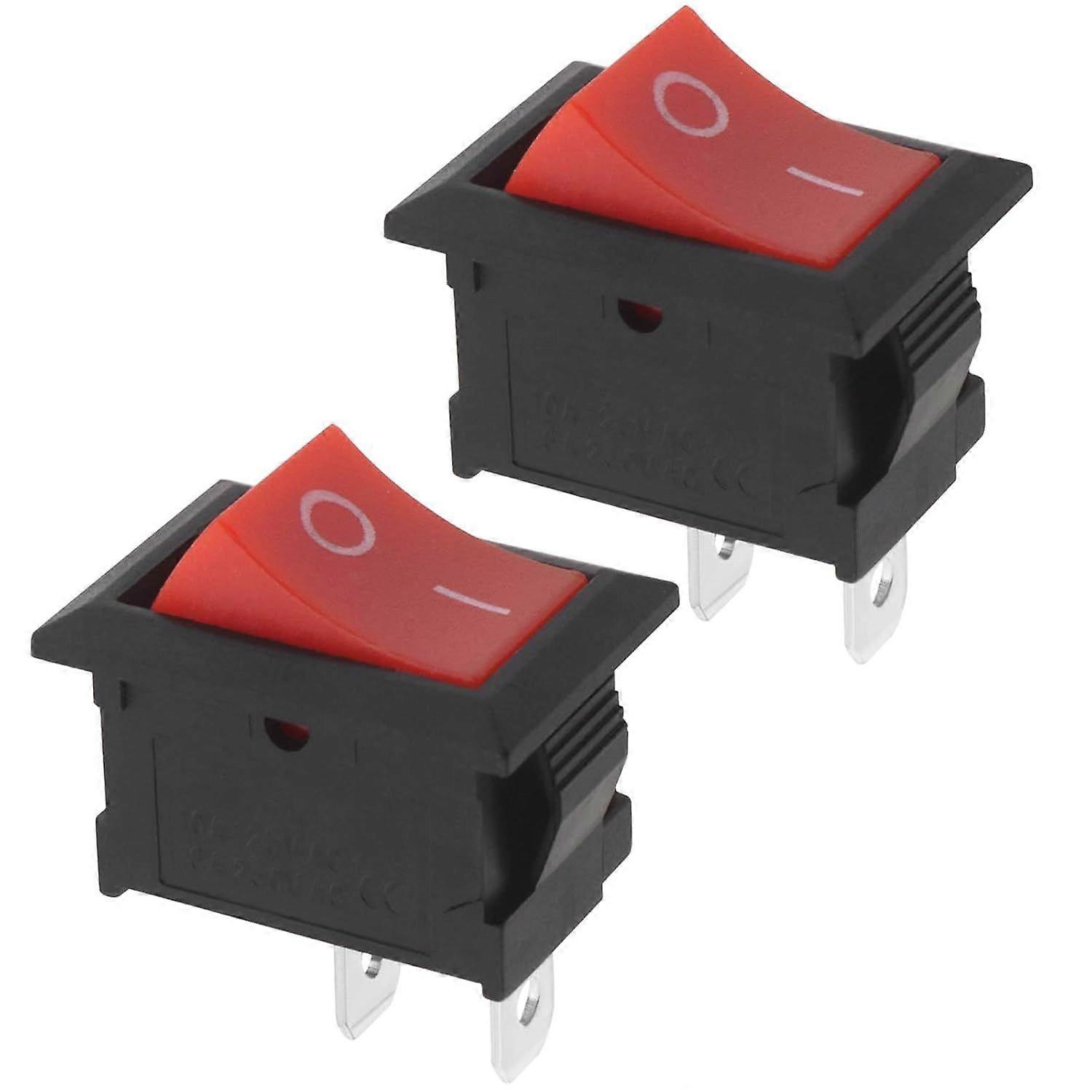 2 Pcs 2 Pin Circuit Breaker Kill Switch On/Off Switch