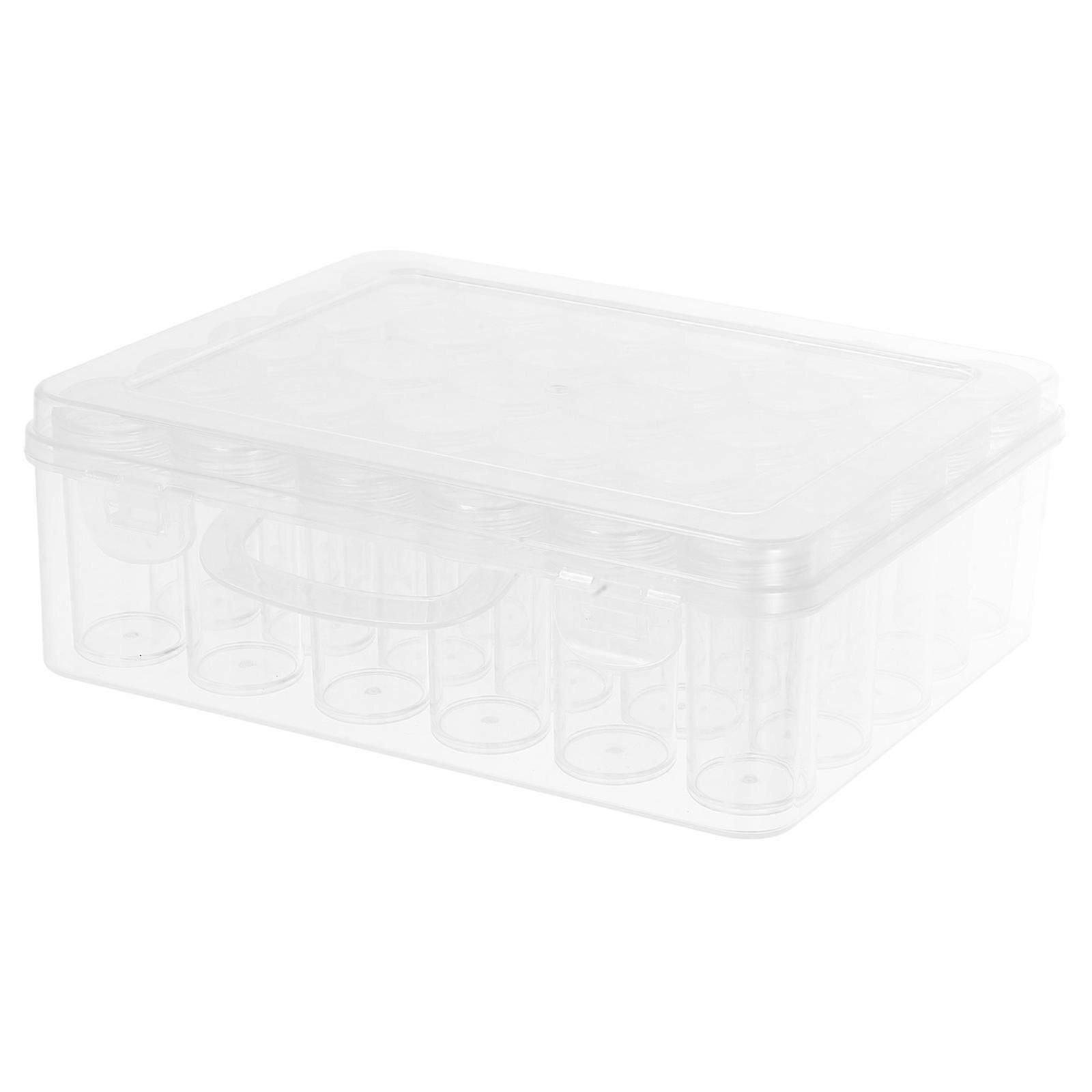 Seed Storage Plastic Organizer Box, Transparent Durable for Gardening & Small Items