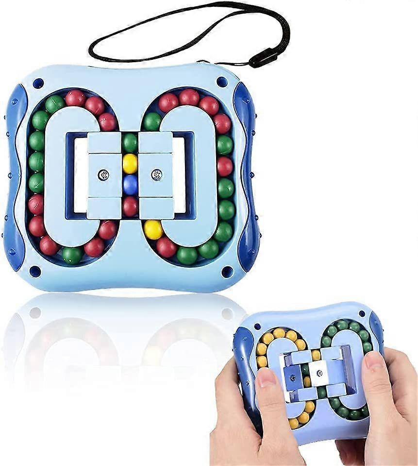 Rotating Magic Bean Cube Toys,Fidget Spinners Decompression Cube Square Rotating Small Beads Educational Intelligence Coordination Fidget Spinning for