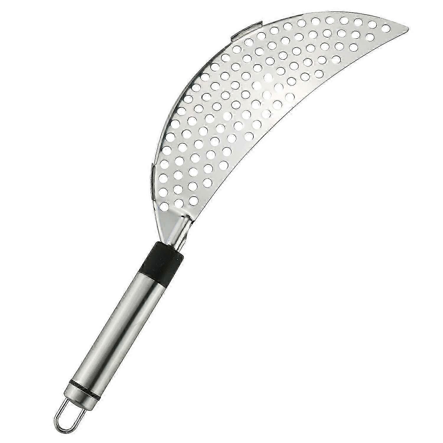 Stainless Steel Crescent Pot Strainer Insert - Handheld Kitchen Tool