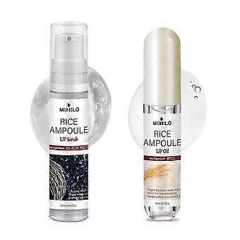 Lip Scrub Set, Gentle Exfoliating Lip Care and Deep Hydration Treatment