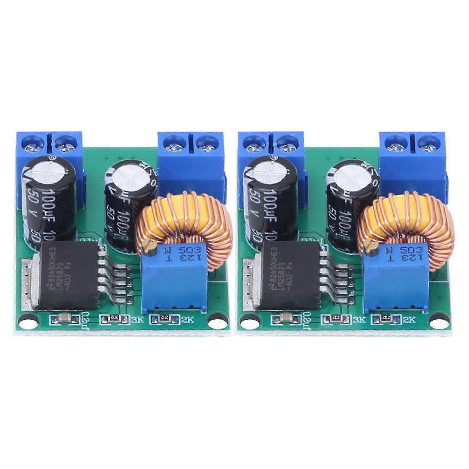 2 Pcs Boost Module Adjustable DC Variable Voltage Step Up Converter 3~35V to 4~40V