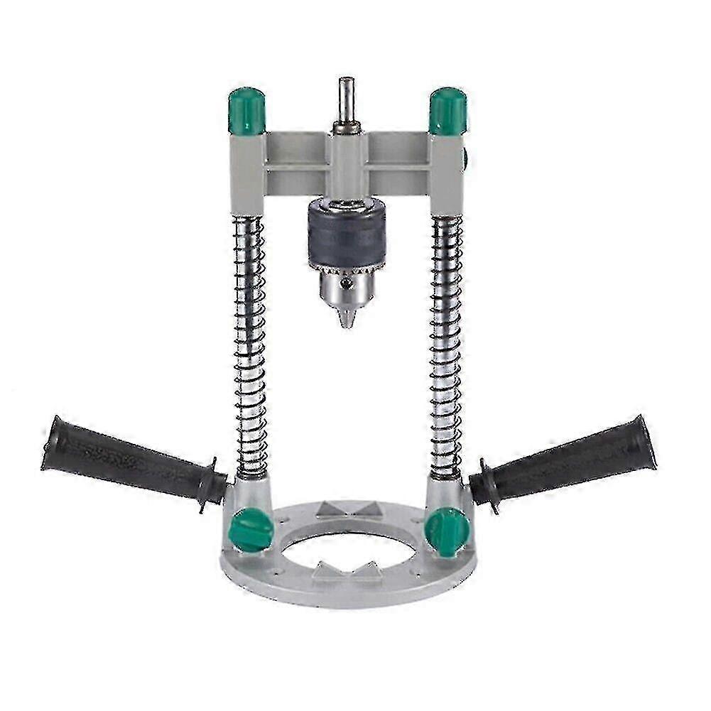 Power Tool Drilling Guide Adjustable Angle Drill Guide Pipe Drill Holder,(silver)(1pcs)