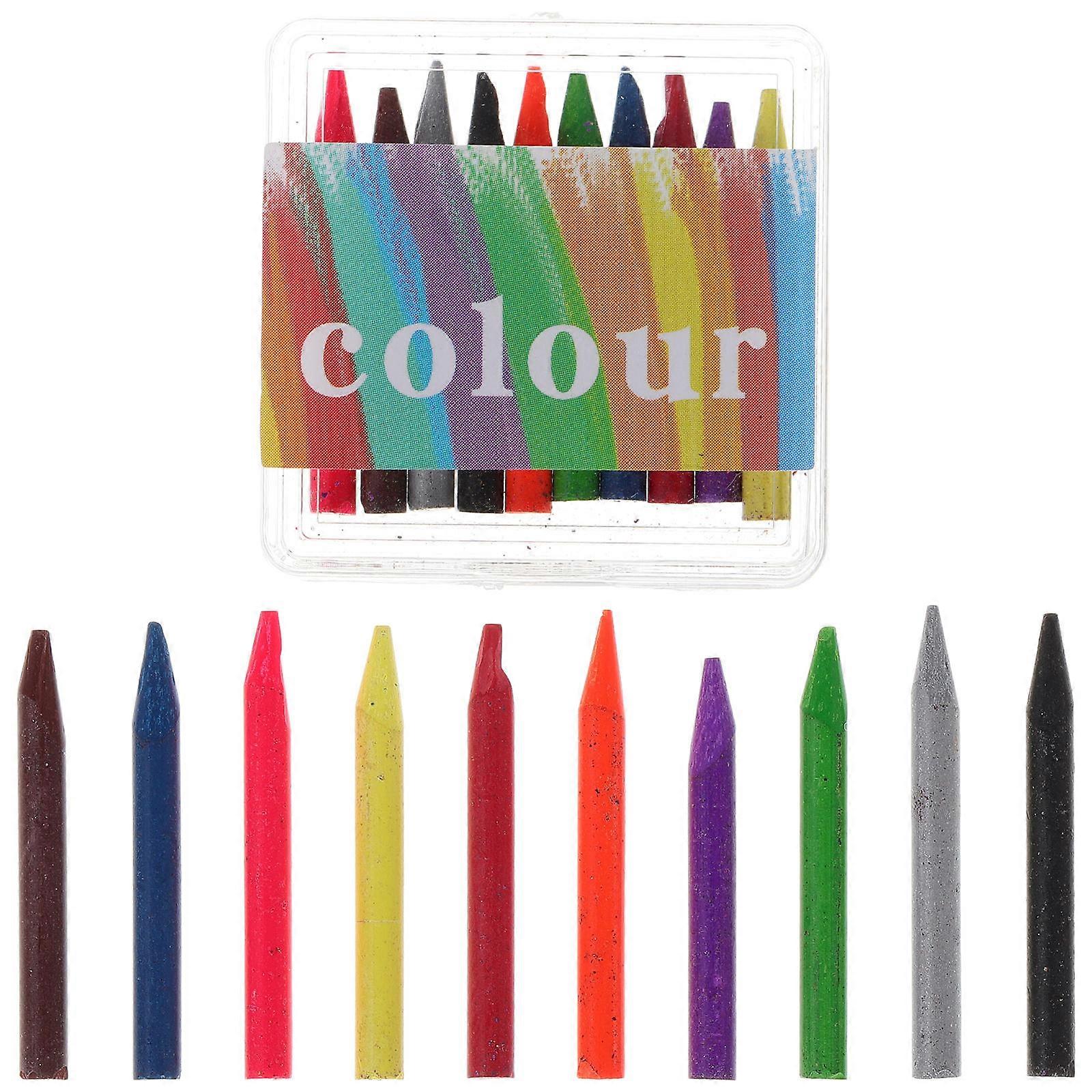 Miniature Colorful Crayons Writable Decorative Crayons Model 2 Boxes
