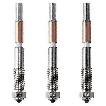 Qidi Plus4 Bimetalldüse mit Schnellverschluss, 0,4 mm Keramikisolierung