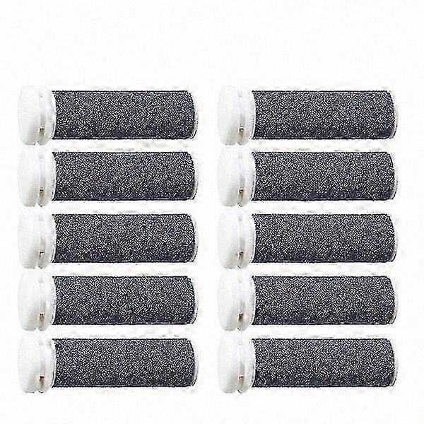 10-Pack Replacement Roller Heads compatible with Emjoi Micro Pedi Nano