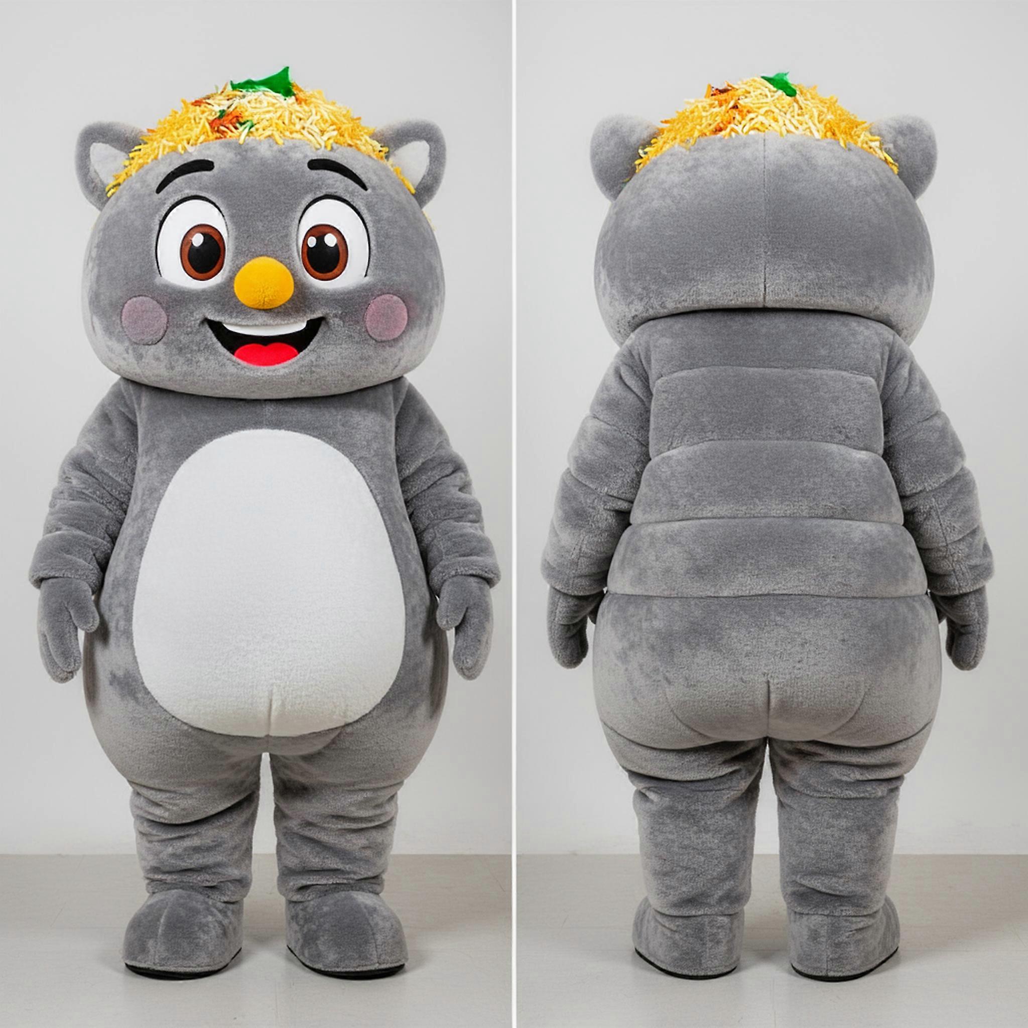 MASTICOT Velvety Gray Biryani Mascot