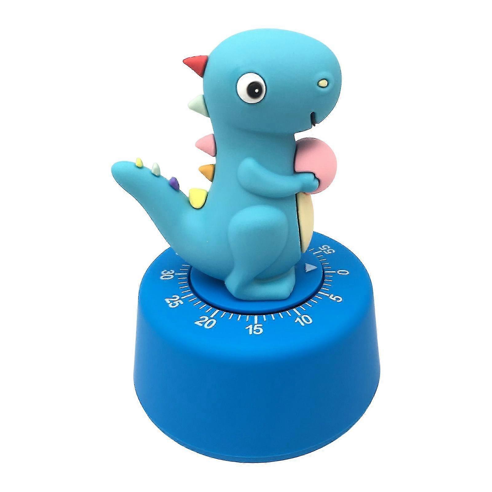 Kitchen Timer Dinosaur Shape Mechanical Countdown Energy Saving Eco-friendly for Baking Frying Cooking Eggs