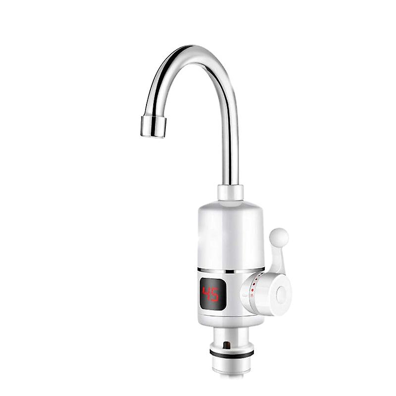 3000W Instant Tankless Electric Hot Water Heater Faucet Kitchen Instant Heating Tap Water Faucet With Led Digital Display Eu Plu