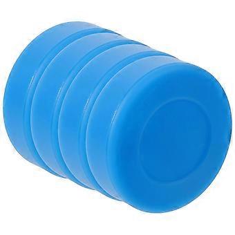 Runder Eishockey-Puck, 12 Stück, für Wettkämpfe und tägliches Training, geeignet für Spieler, blaues PVC, kraftvolle Schüsse