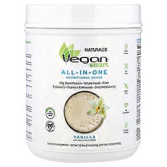 VeganSmart, allt-i-ett näringsshake, vanilj, 645 g