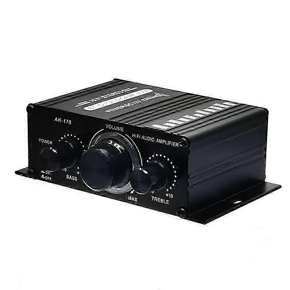 Ultra-Low Distortion 2CH Mini HiFi Amplifier
