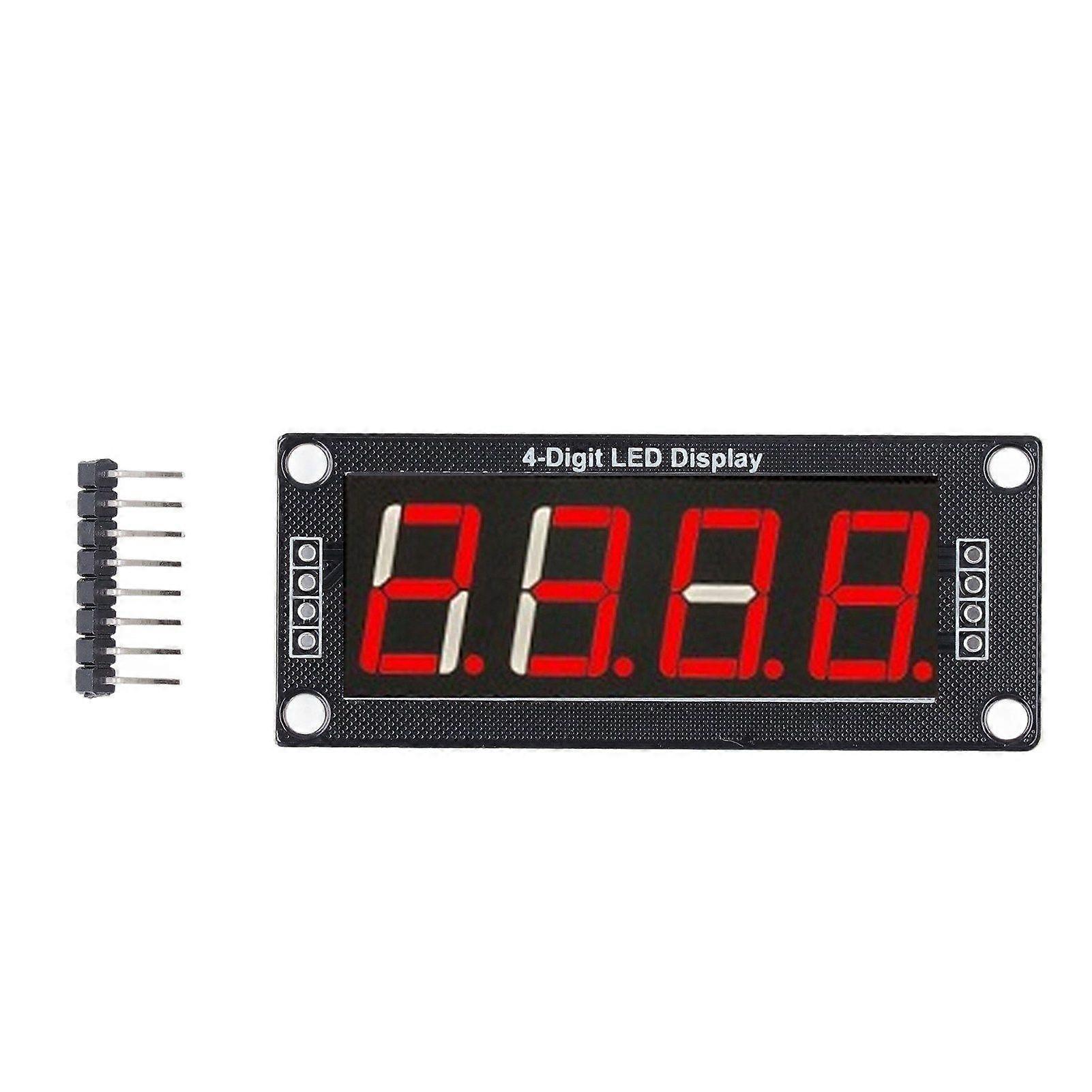 4Pcs LED Segment Digital Display Module 4 Bits 7 Segments PCB Clock Module 0.56 Inch MRA172A Red