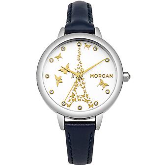Morgan Quartz Analog Women's Watch with M1266U Synthetic Leather Bracelet