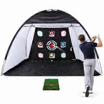 Vouwbaar golf oefennet van duurzaam polyester voor binnen- en buitengebruik
