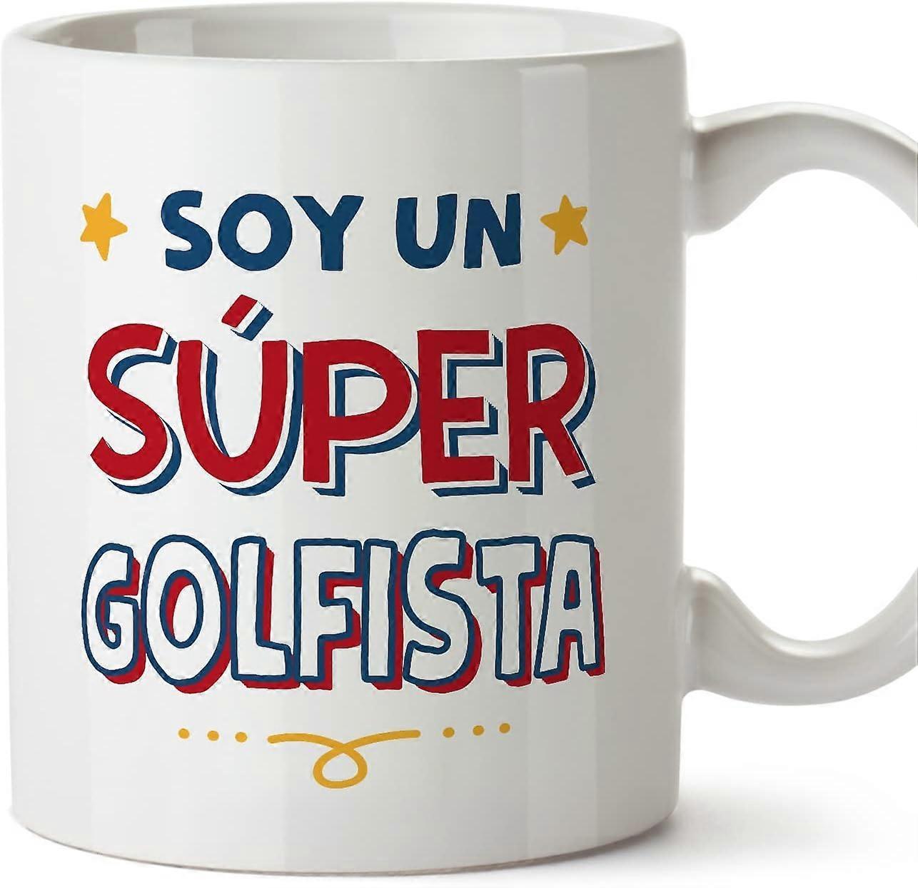 Microwave-Safe Golf Spanish Mug
