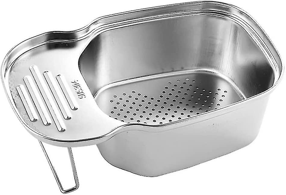 Beibei - Kitchen Sink Drain Basket, Multipurpose Corner Sink Strainer Food