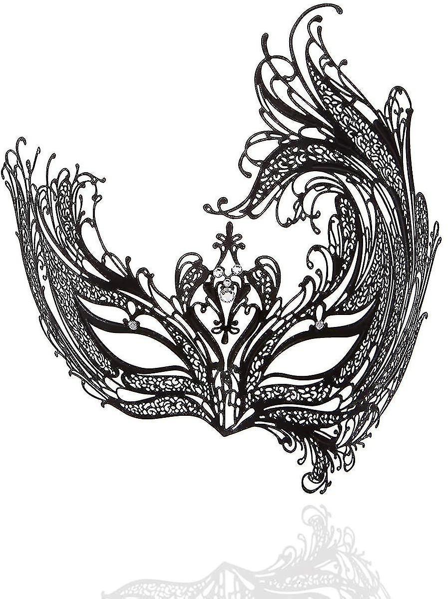 قناع تنكري للنساء قناع معدني لامع حجر الراين البندقية حزب مساء حفلة موسيقية الكرة قناع بار الأزياء التبعي