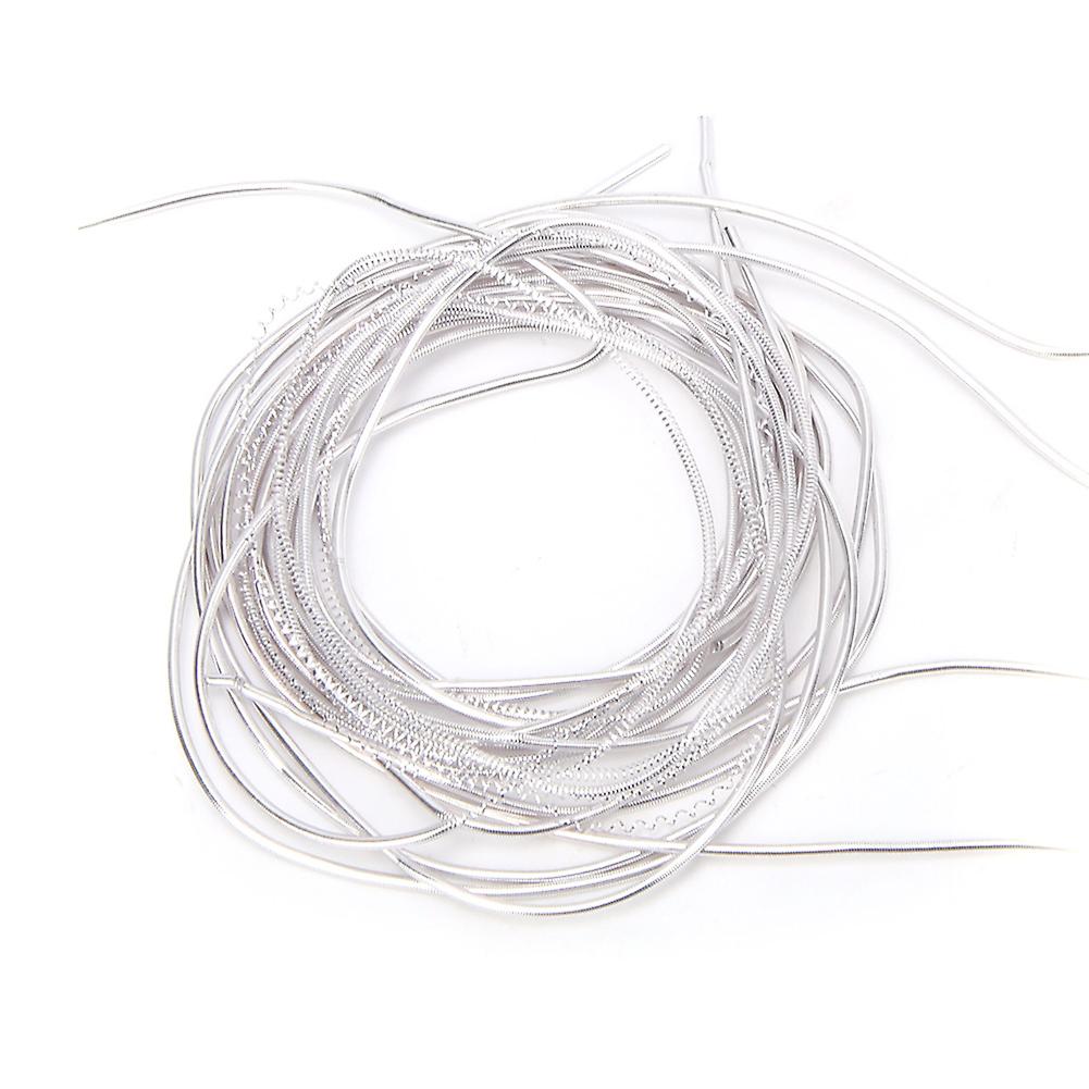 Embroidery Thread Copper Wire Sewing Stitching Gloss 1.5mm  Dia. Manual DIY StringSand Silver