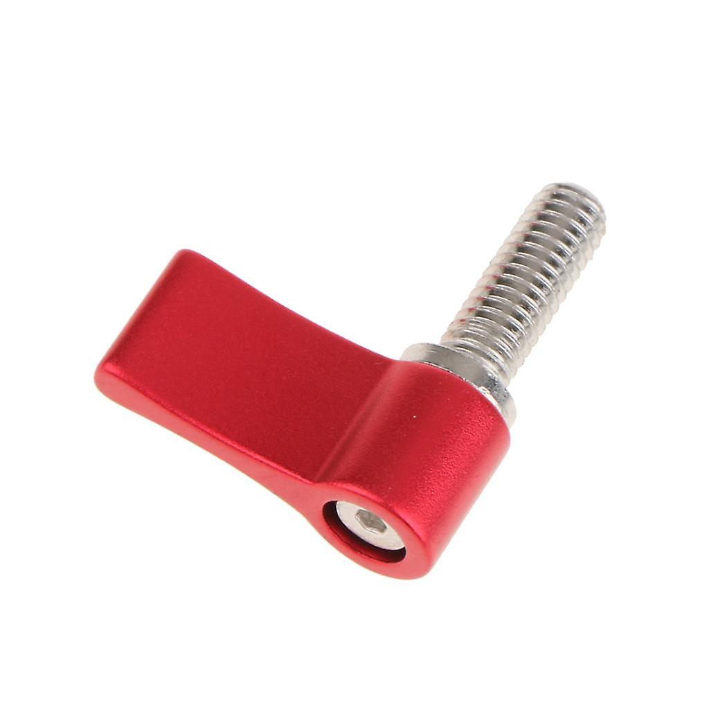 Adjustable Hand Tightening Screws Handle M6 Screw for Camera DSLR  Red