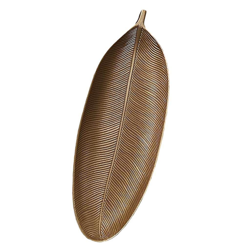 Pineapple Leaf Shape Wooden Dessert Serving Tray Fruit Dessert Leaf_S