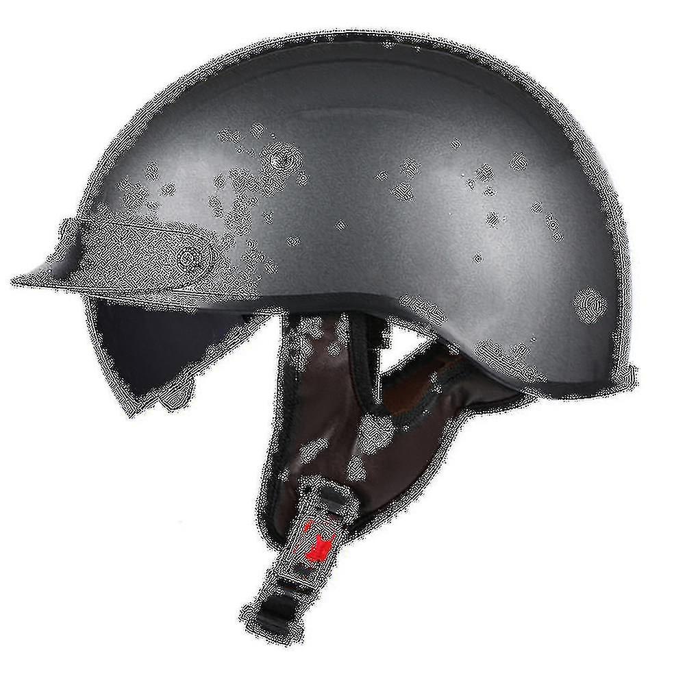 Moottoripyöräkypärä Retro Summer Men Kypärä Open Face Moottoripyörätarvikkeet Cruiser Chopper Womille