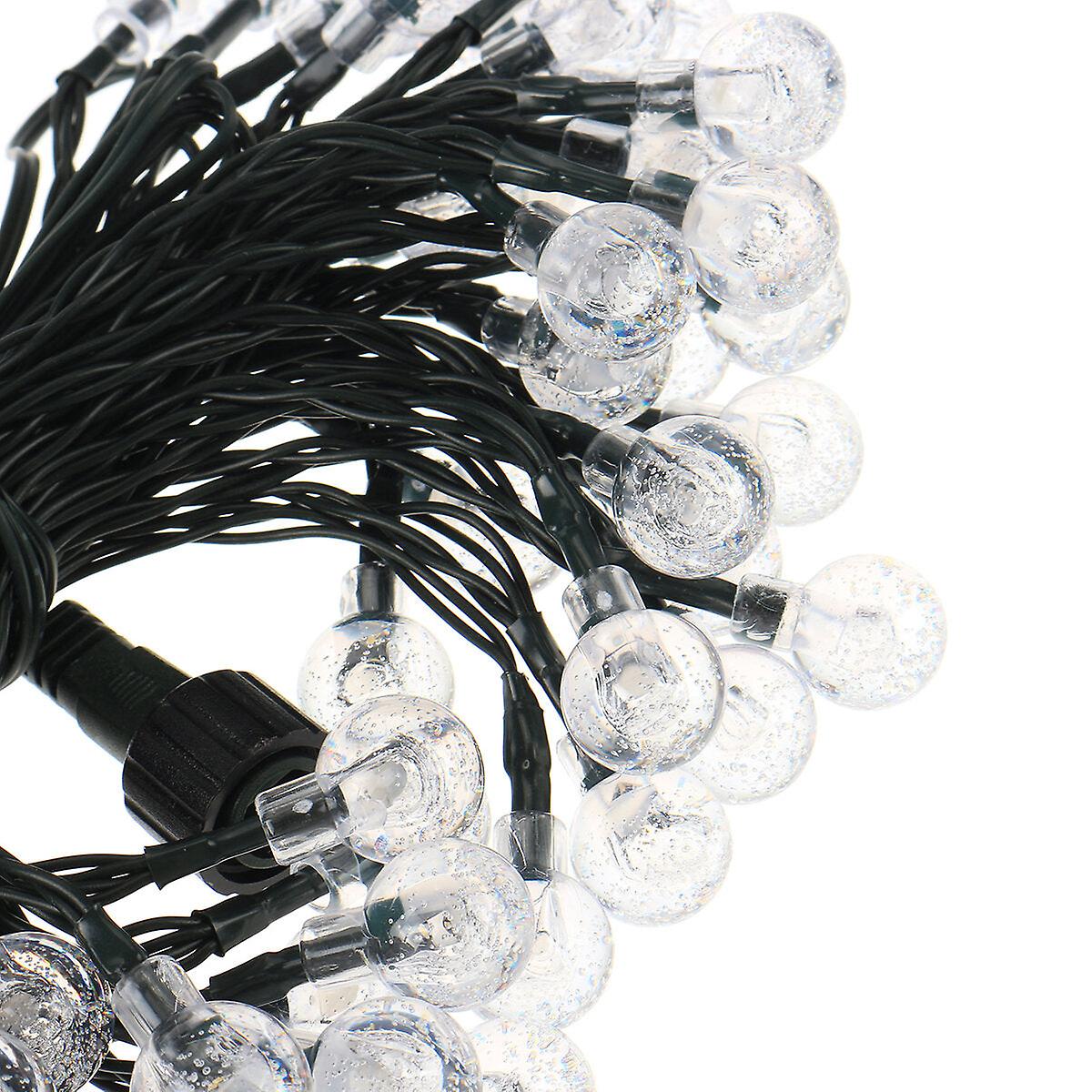 Usb & Solar Powered 60 Led String Lights - Waterproof Garden Path Yard Decor Lamp