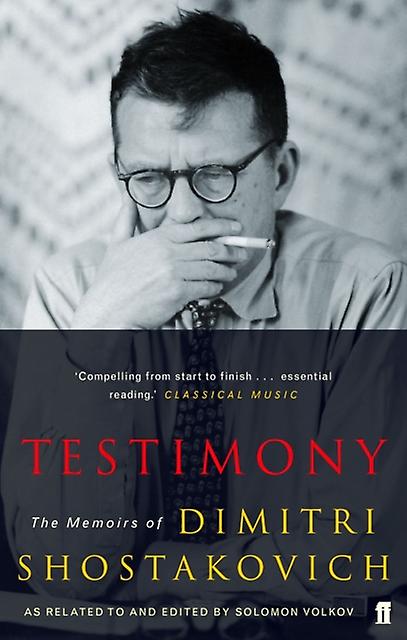 Testimony by Dmitri Shostakovich Paperback Book
