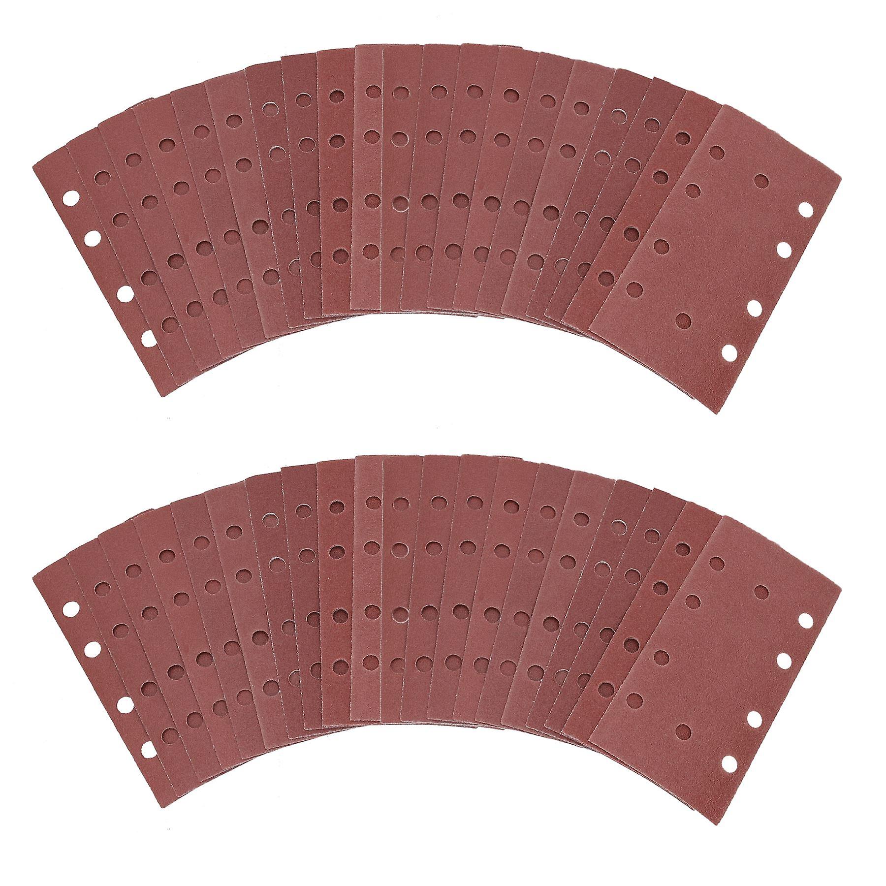 Hook + Loop Mixed Grit Sanding Pads Sheets Sander sandpaper 40 – 120Grit 40pc