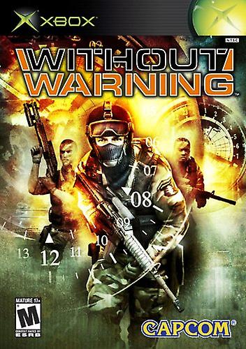 Without Warning  Game - Xbox - PAL - New & Sealed