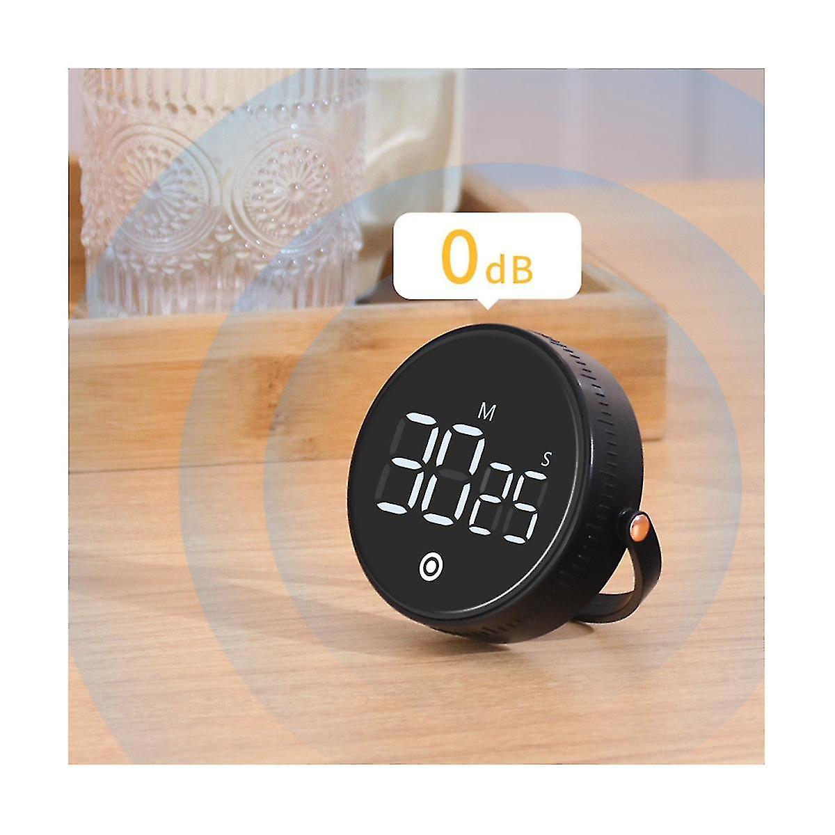 Magnetic Digital Timer For Kitchen Clock Timer Countdown Stopwatch Led Table Alarm Kitchen(white)