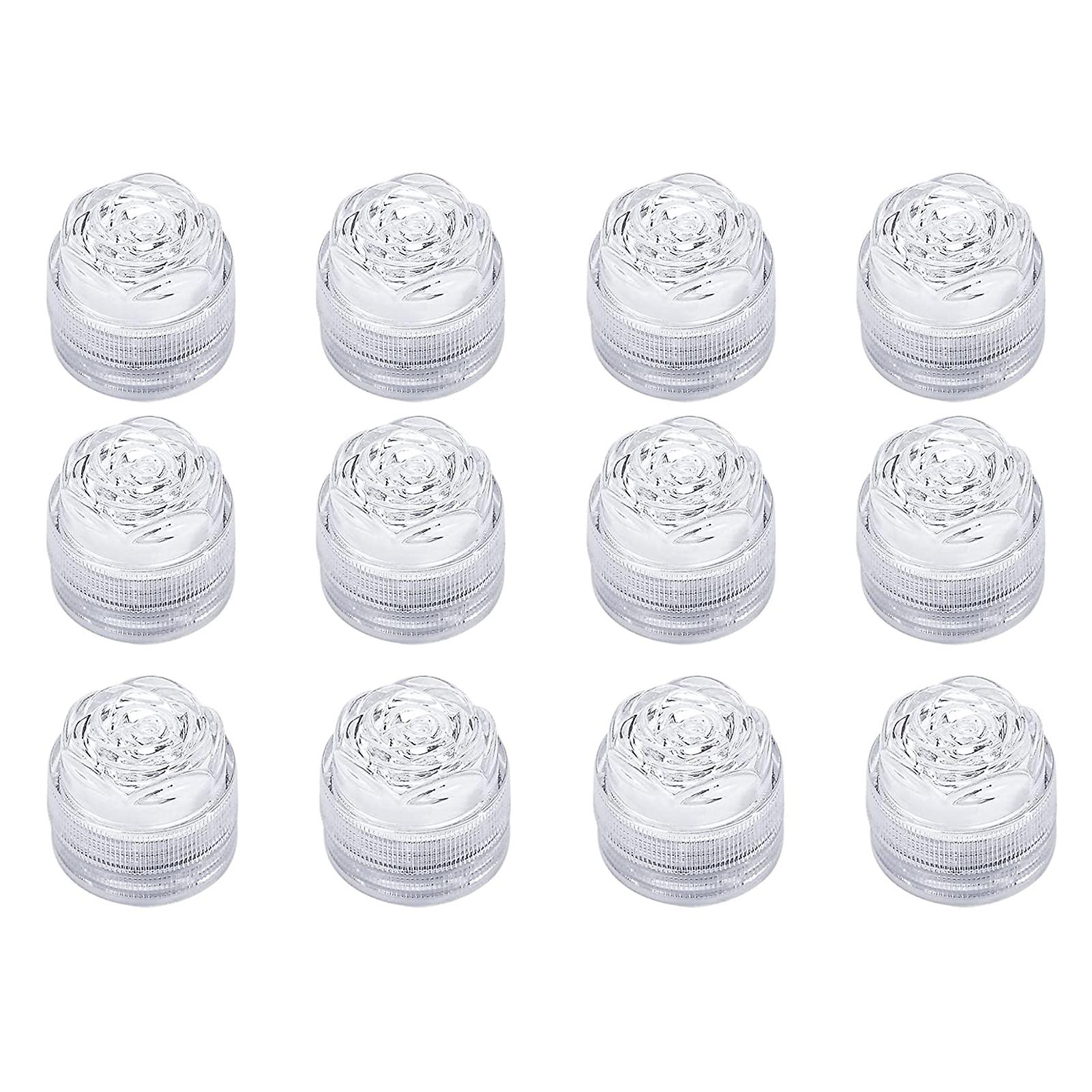12pcs Light-up Diving Pool Toy Rose Flower Pool Throw Toy For Summer Pool Games Party