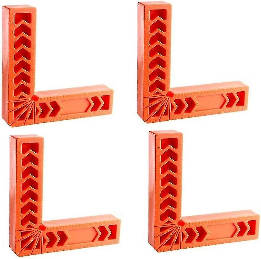 4 Pieces 6" Angle Positioning Squares Right Angle Clamp Holder Woodworking Carpenter Tool