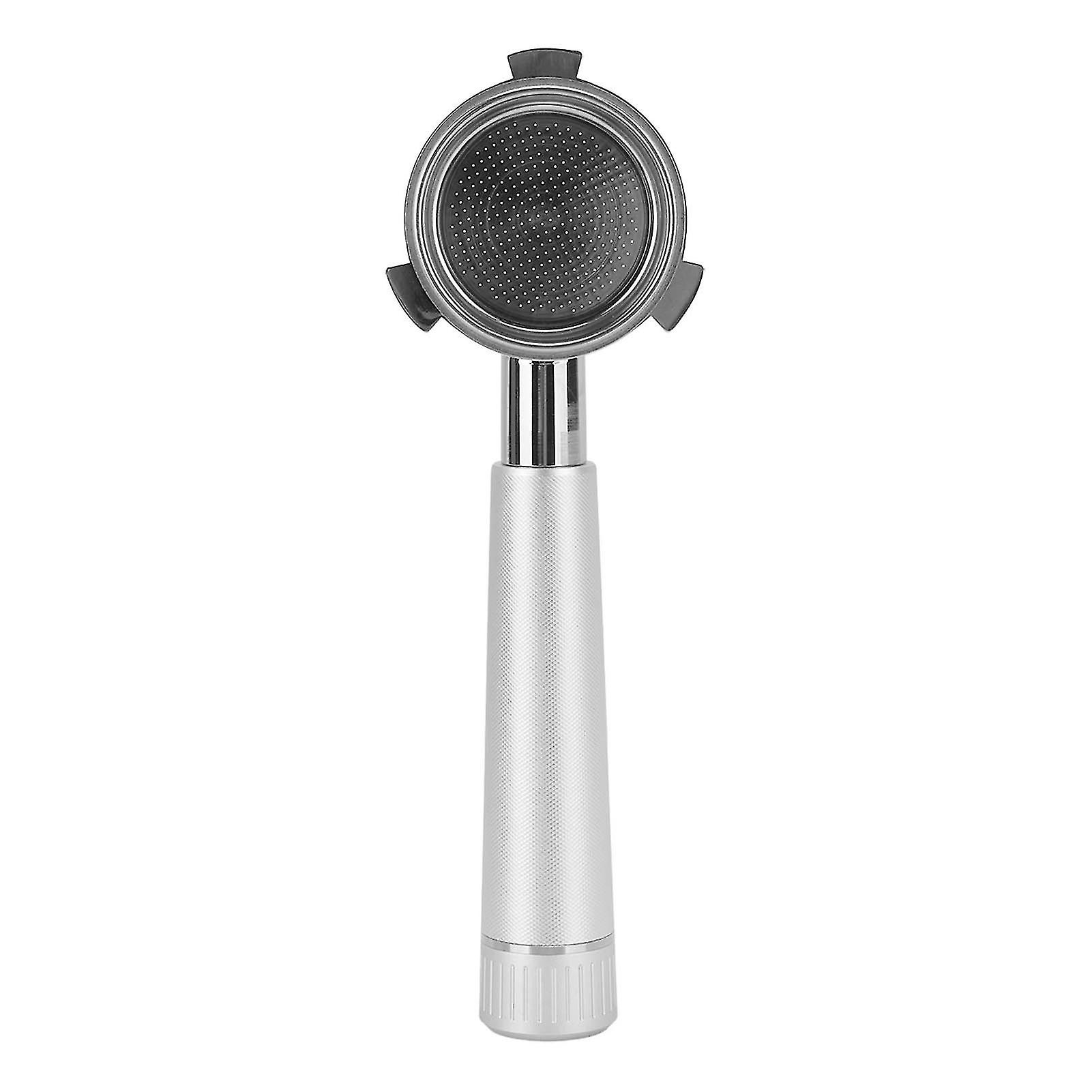 Coffee Portafilter Bottomless Naked Portafilter for Delonghi 9 Series 9335 9155 9355 9665 Silver