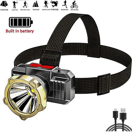 100000LM Super Bright LED Headlamp Rechargeable Head Light Flashlight Torch Lamp