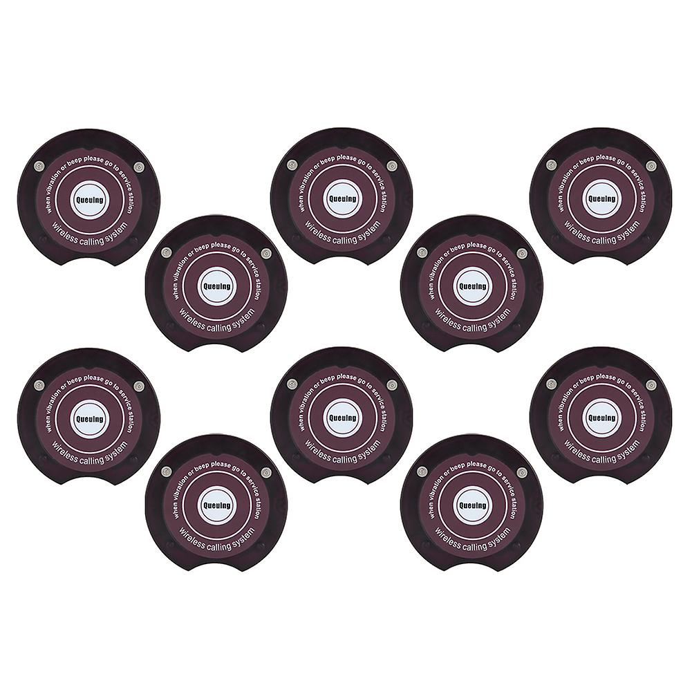 10 pcs/Pack for SU-668 Smart Charging Rechargeable Restaurant Pager Calling System Receiver
