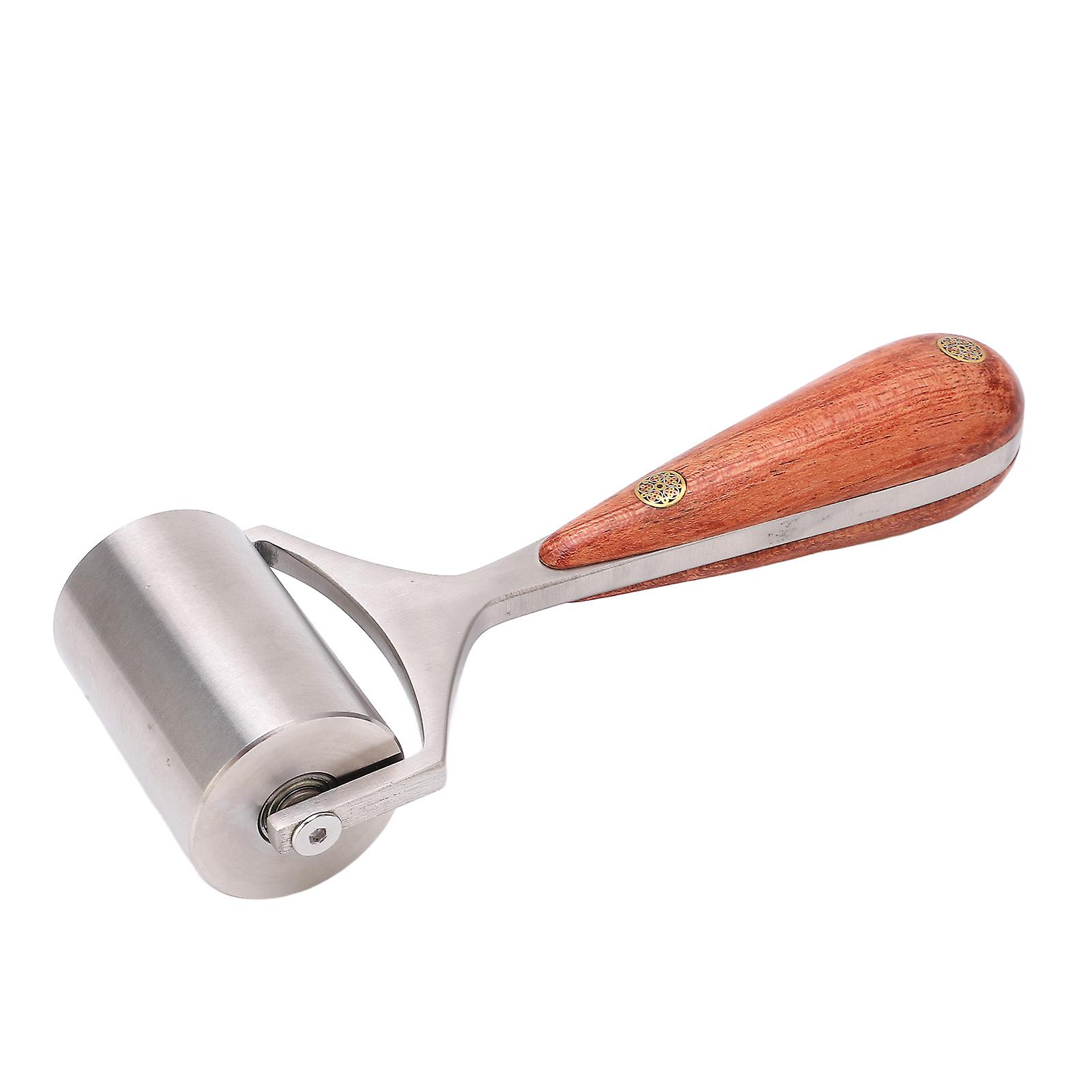 Wear-resistant leather roller, high hardness, leather press, edge roller, DIY leather tools with log handle