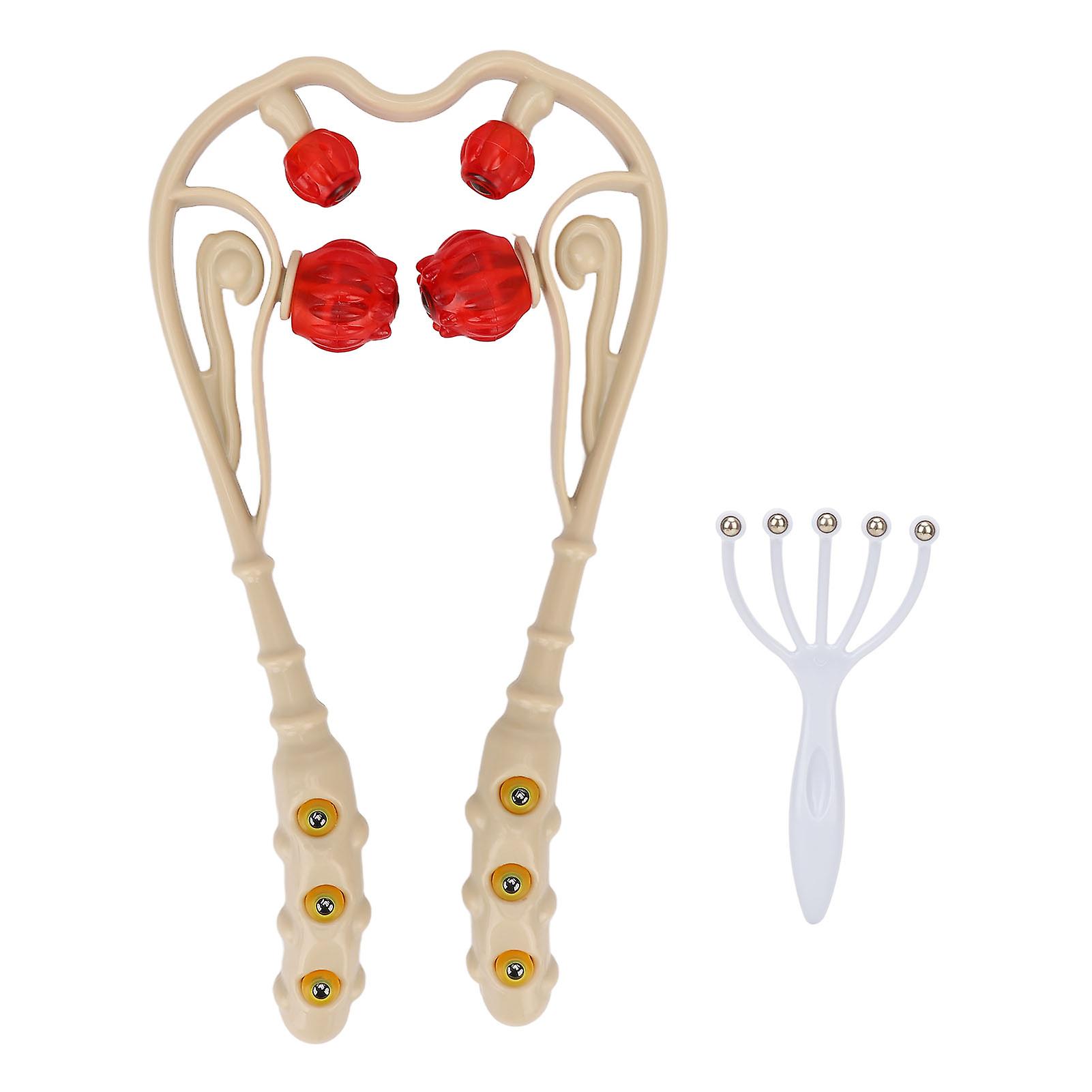 Neck Roller Massage Tool Scalp Claw Massager Reduce Fatigue Reduce Pain for Office Worker Students