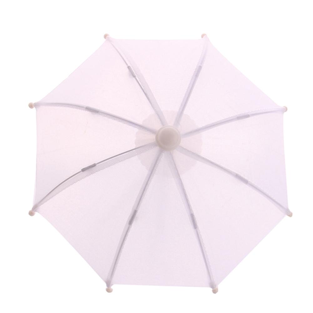 Doll Umbrella Cute Decorative Solid Color Dollhouse Open Close Umbrella Decoration Daily Use BoSaiD