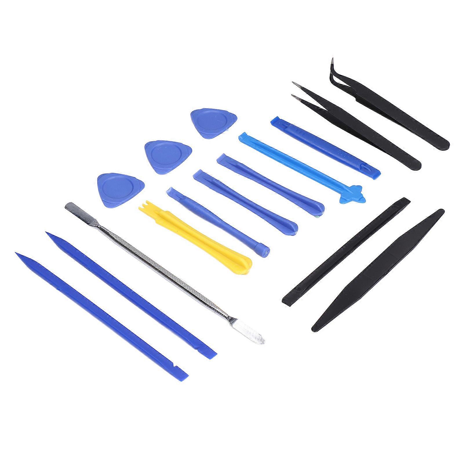 Electronics Repair Tool PVC Plastic Opening Prying Bar Triangular Sheet Spudger Tweezers Kit