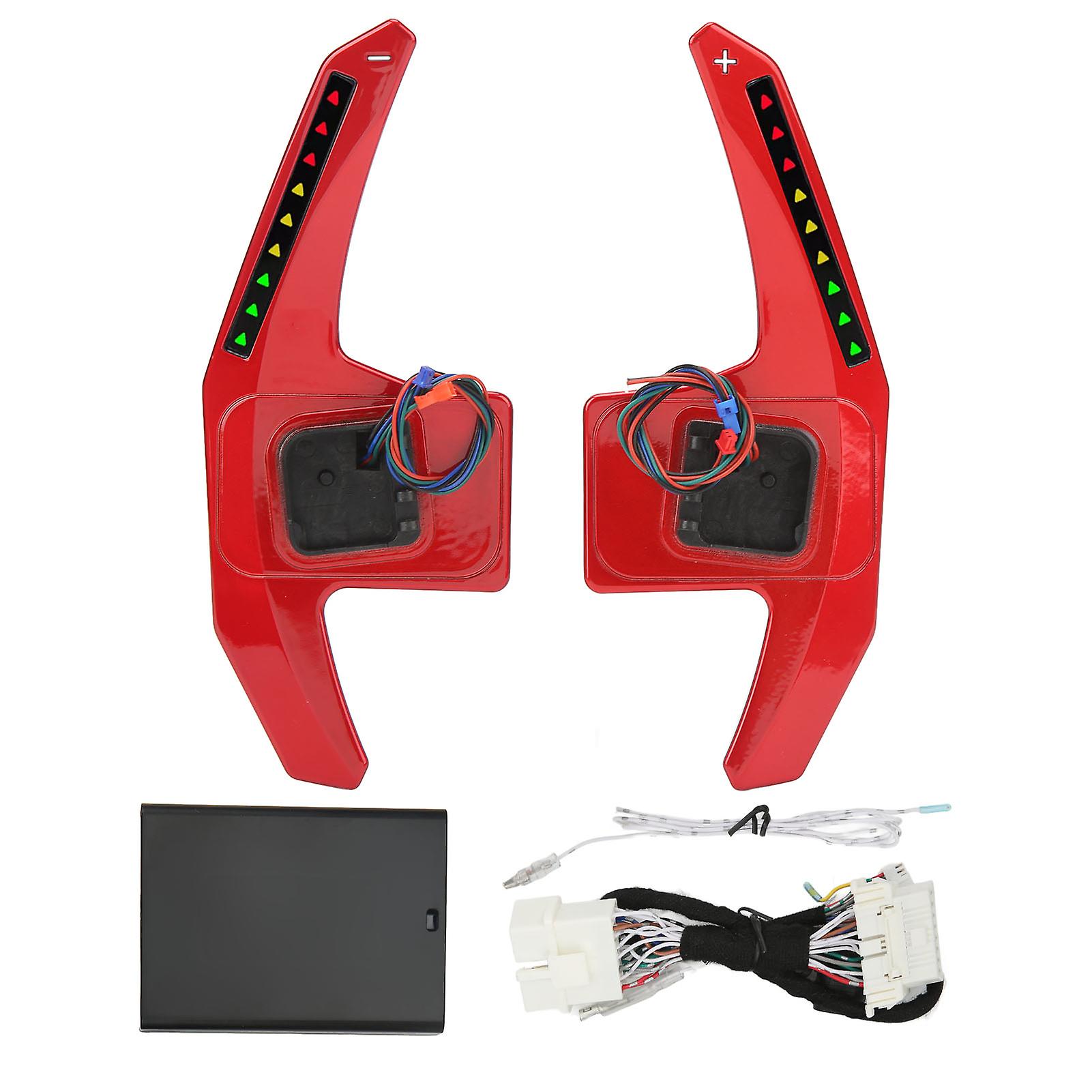 Steering Wheel Paddle Shifter Extension Covers,LED Paddle Shifter Extension Shifter Paddle Extension Extended Paddle Shifter Built for Precision